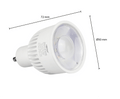 Led spot GU10 6W 550 lumen RGB+CCT MIBOXER dimmable light