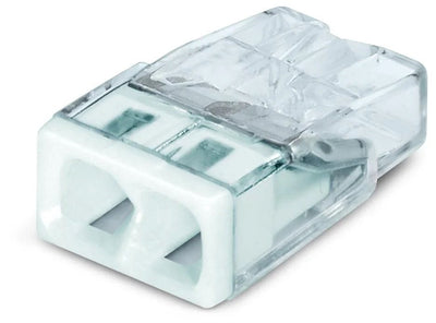 Wago clamp 2-way 0.5-2.5 mm² 2273-202 - ip20 for safe wiring and compact installations - 100 pieces