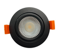 LCB LED recessed spotlight Black 10.5W 3000K IP20 220-240V flicker-free CE RoHS 5 year warranty