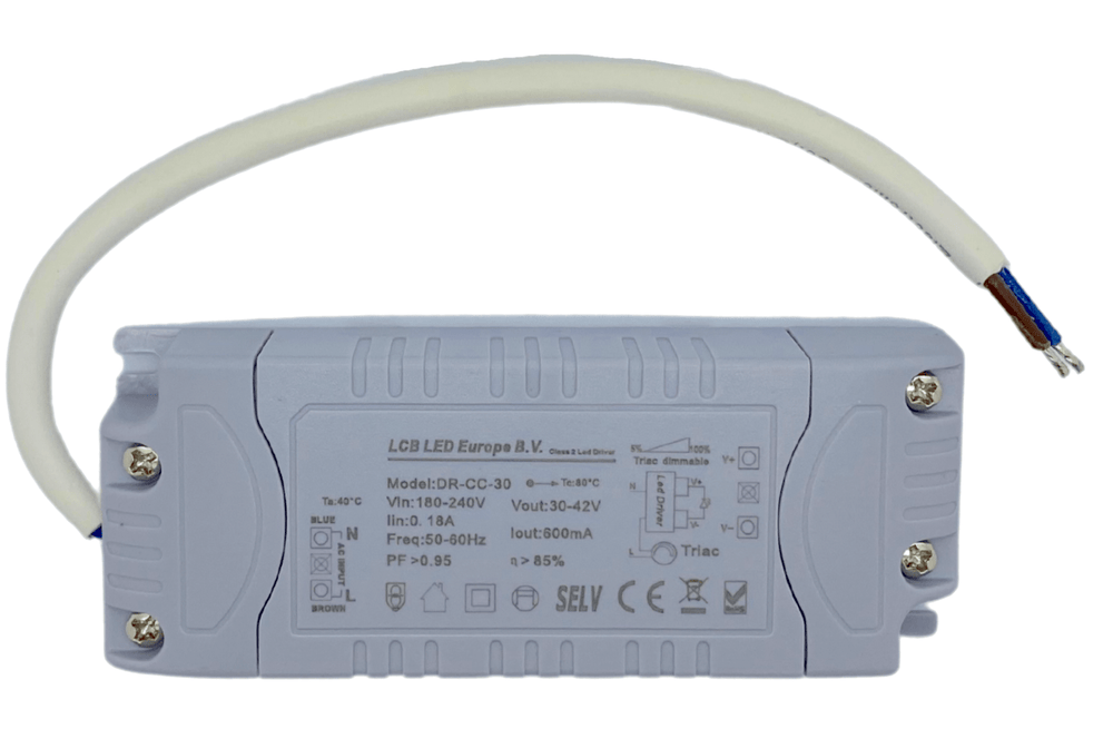 Dimmable LED driver triac phase cut 27-42V for 25W LED panel