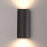 LED Wall Lamp Outdoor | Up and Down -|Black| GU10