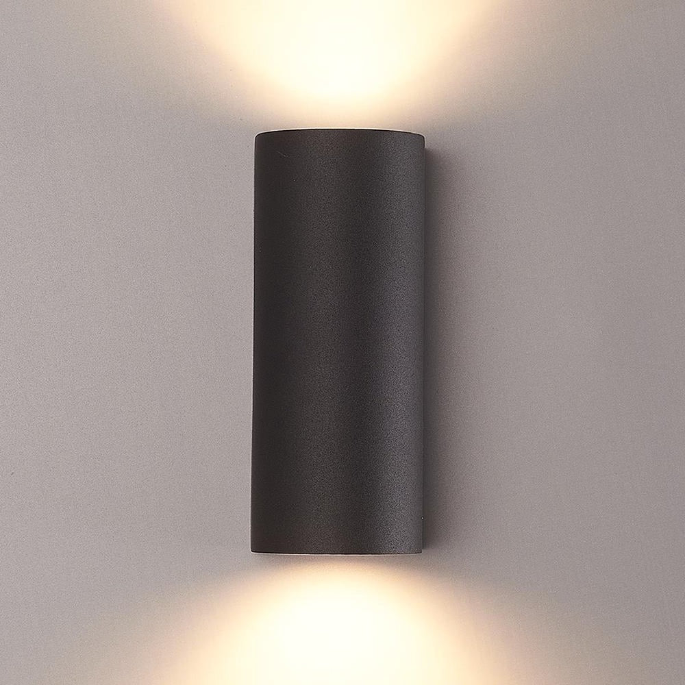 LED Wall Lamp Outdoor | Up and Down -|Black| GU10