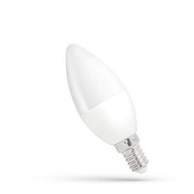 Spectrum LED-lampa E14 C37 1W ersätter 10W 4000K klart vitt ljus energieffektiv och hållbar