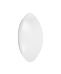 LED tak- och vägglampa IP44 Bulkhead 13W 920 lumen 3000K Varmvit Ø250mm Vit IK03