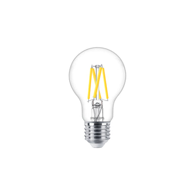 Philips MAS LEDBulb 3.4W E27 Warm Glow 2200K-2700K Klarglas A60 Dimbar 470 lumen 90CRI