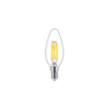 Philips LED Ljuslykta 3.4W E14 B35 Klar Warm Glow 2200-2700K dimbar 470 lumen 90CRI glödlampa i glas