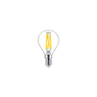 Philips MAS LEDLuster E14 P45 Klarglaslampa 5.9W=60W 220-240V 2200K-2700K 806 lumen 90CRI Dimbar