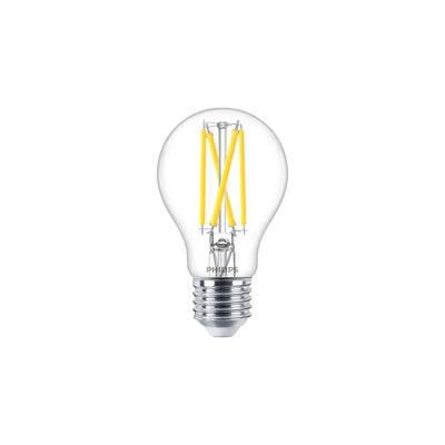 Philips MASTER LED-lampa 5.9W E27 Klarglas Warm Glow 2200K-2700K 806 lumen CRI95 dimbar A60