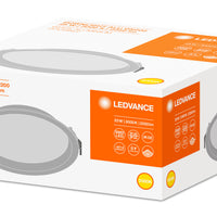 LED Downlight Alu DN200 25W 2250 lumen 3000K Varmvit 215mm IP44