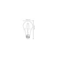 Lucide A60 LED filamentlampa E27 1250W ersättning 3000K 120° stråle