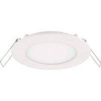 LCB LED infälld spot rund aluminium 10.5W 3000K varmvit IP20 CRI 80 håltagning 74mm 220-240V CE RoHS