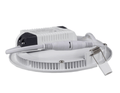 lcb led rund aluminium infälld strålkastare 3w ersätter 25w 3000k varmvit ljus