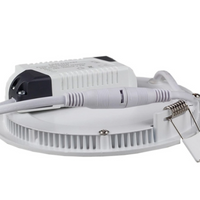 LCB LED infälld spot rund aluminium 10.5W 3000K varmvit IP20 CRI 80 håltagning 74mm 220-240V CE RoHS