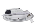 LCB LED infälld spot rund aluminium 10.5W 3000K varmvit IP20 CRI 80 håltagning 74mm 220-240V CE RoHS