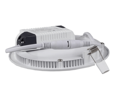 LED infälld spotlight rund aluminium 3W ersätter 25W 3000K varmvitt ljus
