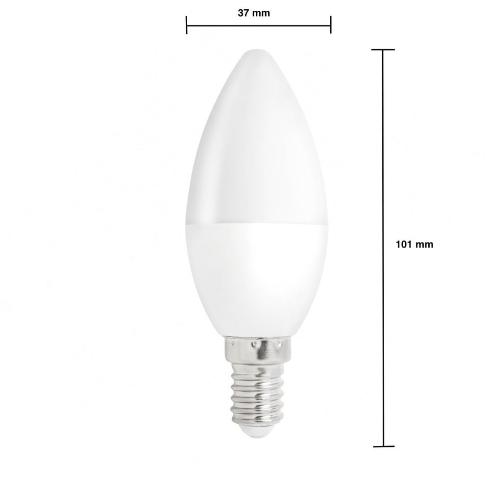 Spectrum LED kronljuslampa E14 sockel 1W ersätter 10W 3000K varm vit 90 lumen 17000 timmar