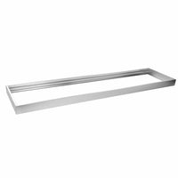 Lcb LED panel 60x30cm silver aluminiumram 5cm höjd