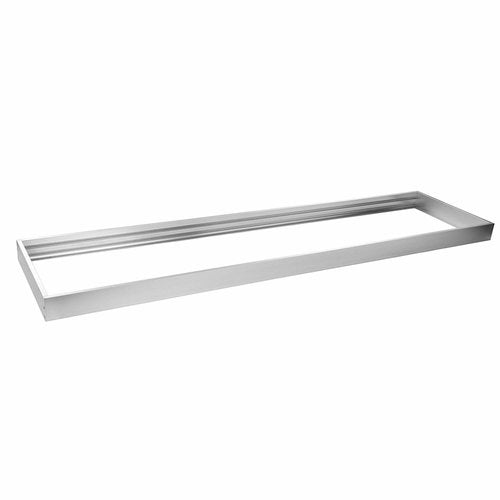 Lcb LED panel 60x30cm silver aluminiumram 5cm höjd