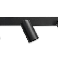 Spectrum LED takspot Bardo 3x GU10 Svart IP20 aluminiumhölje 230V inomhusbelysning