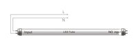 LCB LED T8 Rör 150cm 25W 4250 lumen 3000K Varmvit, IP20, CRI 80, Philips chip, CE RoHS, 5 års garanti