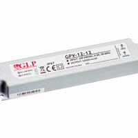 GLP LED strömförsörjning 12V 12W 1A, IP67 vattentät driver för 12V LED-belysning