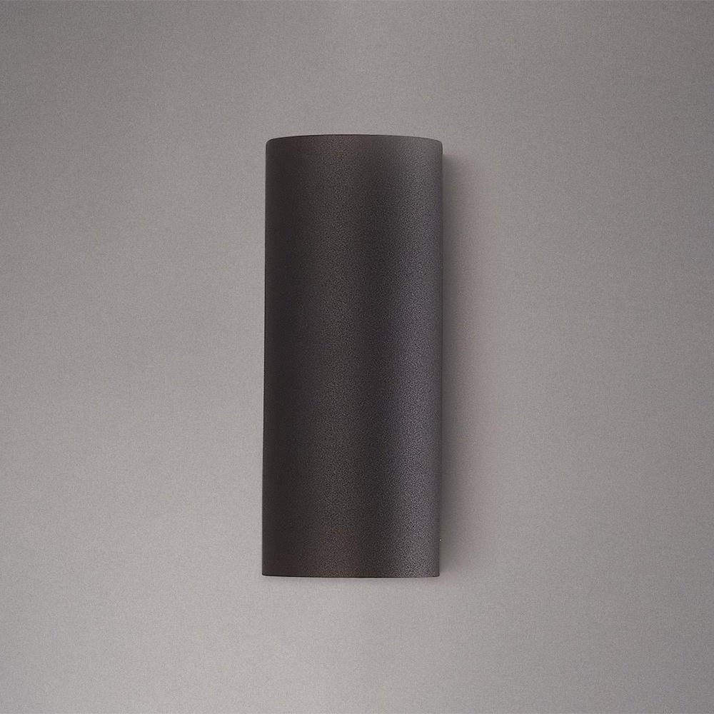 Spectrum LED outdoor wall light Up and Down Black IP54 GU10 aluminum housing