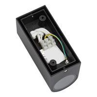 Spectrum LED outdoor wall light Up and Down Black IP54 GU10 aluminum housing