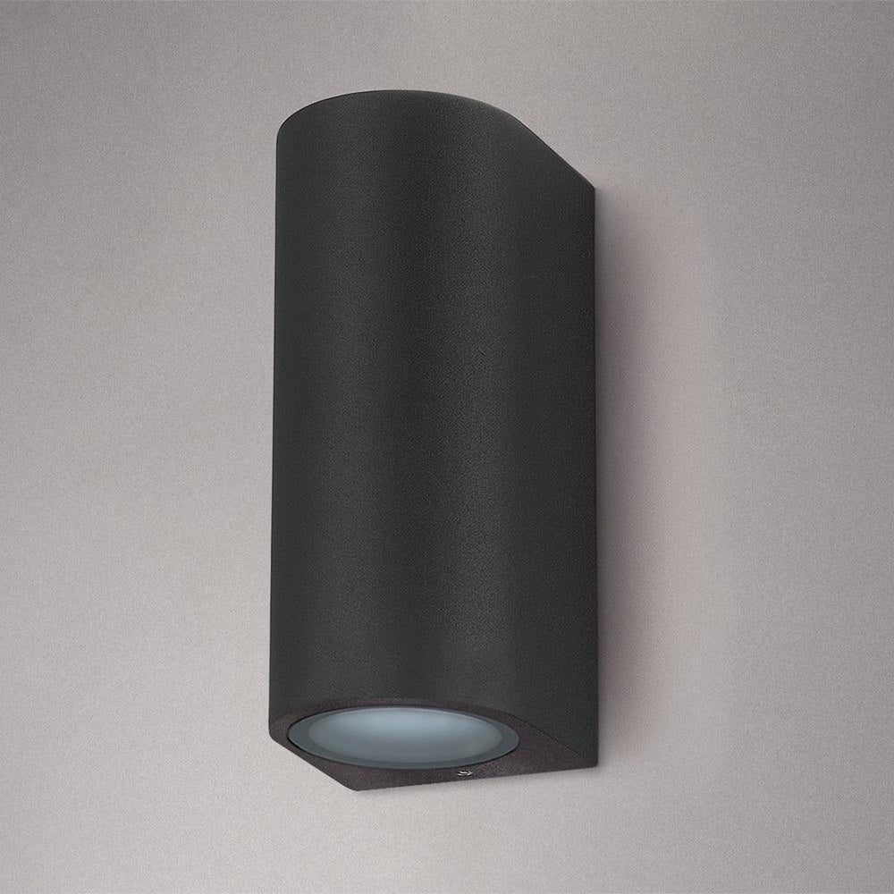 LED Wall Lamp Outdoor | Up and Down -|Black| GU10