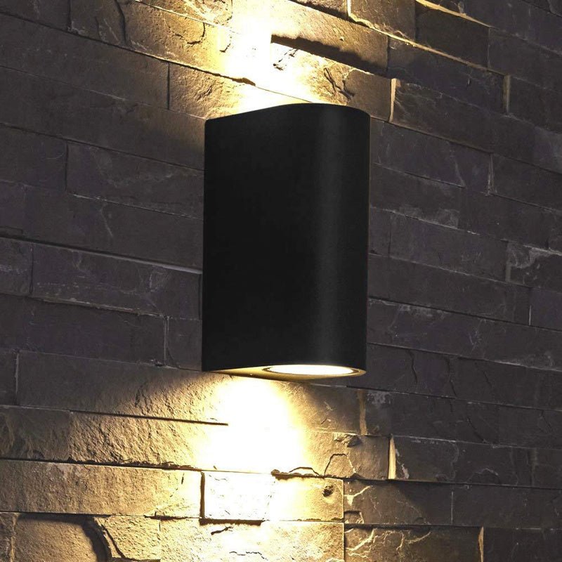 LED Wall Lamp Outdoor | Up and Down -|Black| GU10