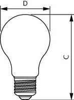 Philips CorePro LED-lampa 4.3W motsvarar 40W E27 A60 2700K klar 470 lumen ej dimbar