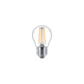 Philips CorePro LED Luster 4.3W E27 2700K Varmvit Klar Lampa 470 lumen Ej dimbar