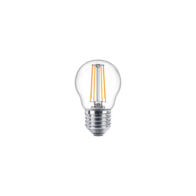 Philips CorePro LED Luster 4.3W E27 2700K Varmvit Klar Lampa 470 lumen Ej dimbar