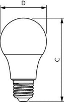 Philips CorePro LEDbulb 8W E27 3000K varmt vitt ljus