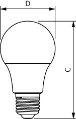 Philips CorePro LEDbulb 8W A60 E27 3000K 806 lumens non-dimmable matte white 60W replacement