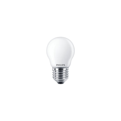 Philips CorePro LED P45 glödlampa E27 4.3W 2700K Varmvit 470 lumen ej dimbar matt glas