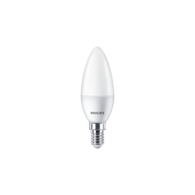 Philips CorePro kronljus LED 2.8W motsvarande 25W E14 2700K B35 frostad varmvit 250 lumen ej dimbar