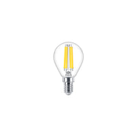 Philips LED Lustre Bulb E14 P45 3.4W 40W Equivalent 2700K Warm White 470 lumens Clear CRI 90 Dimmable