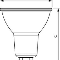 Philips MAS LED spot GU10 3.7W 2700K 270 lumen 36° dimbar 90CRI PAR16 varmvit