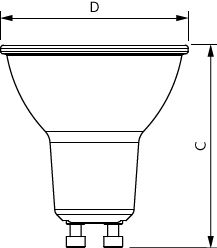 Philips MAS LED spot GU10 3.7W 2700K 270 lumen 36° dimbar 90CRI PAR16 varmvit