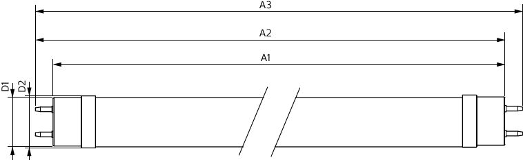 Philips MASTER Value LEDtube T8 1200mm HO 14W 6500K G13 frostad 2100 lumen 220-240V CE RoHS