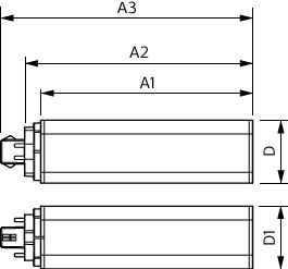 Philips CorePro LED PLT HF 18.5W GX24q-4 3000K 2100 lumen 120° spridningsvinkel ej dimbar retrofit-lampa