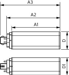 Philips CorePro LED PLT HF 9W 3000K GX24q-3 frosted lamp, 990 lumens, 120° beam, CRI 82, 30000h lifetime