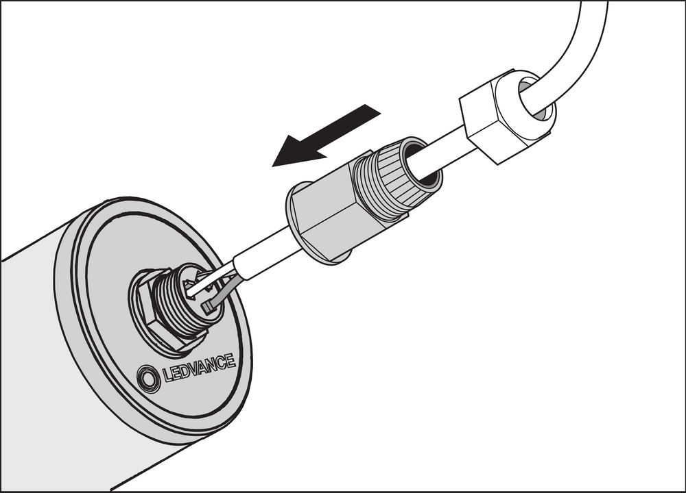 Ledvance Damp Proof Special 1200 LED Armatur 22W 4000K Kallvit IP67 IP69K 2800 lumen IK06 Ytmontering