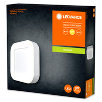 Ledvance ENDURA Style Square LED Vägglampa 13.5W 3000K 220-240V IP44 IK07 Vit Utomhus Ytmontering