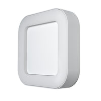Ledvance ENDURA Style Square LED Vägglampa 13.5W 3000K 220-240V IP44 IK07 Vit Utomhus Ytmontering
