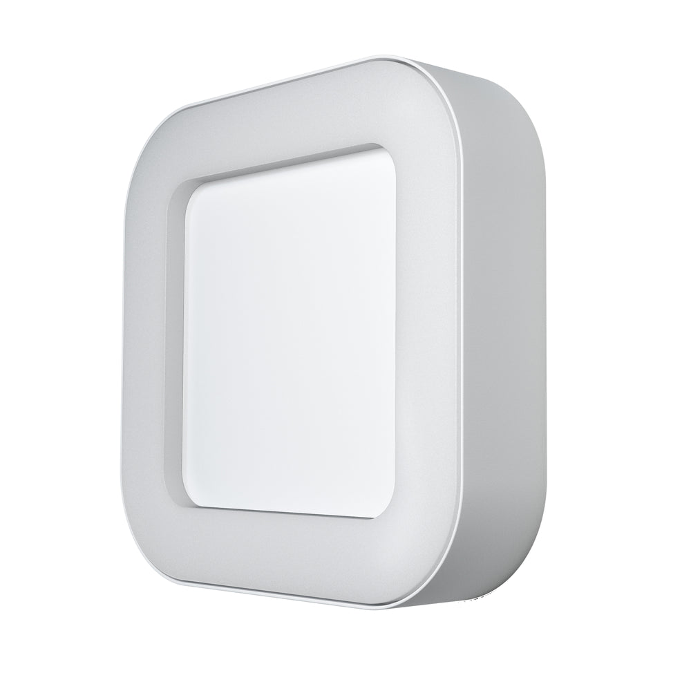 Ledvance ENDURA Style Square LED Vägglampa 13.5W 3000K 220-240V IP44 IK07 Vit Utomhus Ytmontering