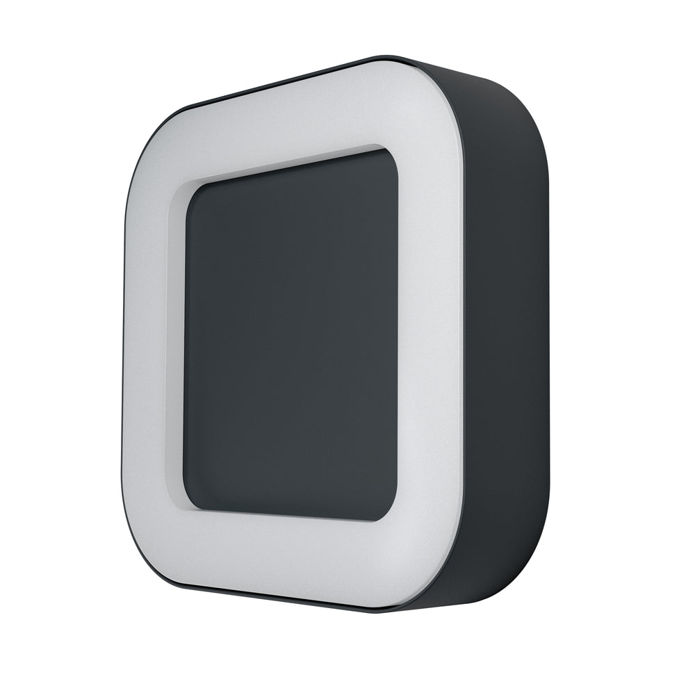 Ledvance ENDURA Style Square LED vägglampa 13.5W 3000K Mörkgrå IP44 IK07 utomhus utanpåliggande