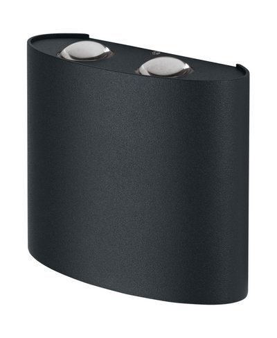 Ledvance ENDURA Style UpDown Deco II LED vägglampa 11W 3000K Mörkgrå IP44 utomhusbelysning