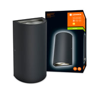 Ledvance ENDURA Style UpDown Utomhus LED Vägglampa 12W 3000K 700 lumen IP44 Mörkgrå Gjuten Aluminium