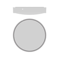 Ledvance LED Bulkhead Rund 300mm 17W IP65 IK10 2270 lumen 3000K 4000K Svart Ytmonterad Utomhusbelysning